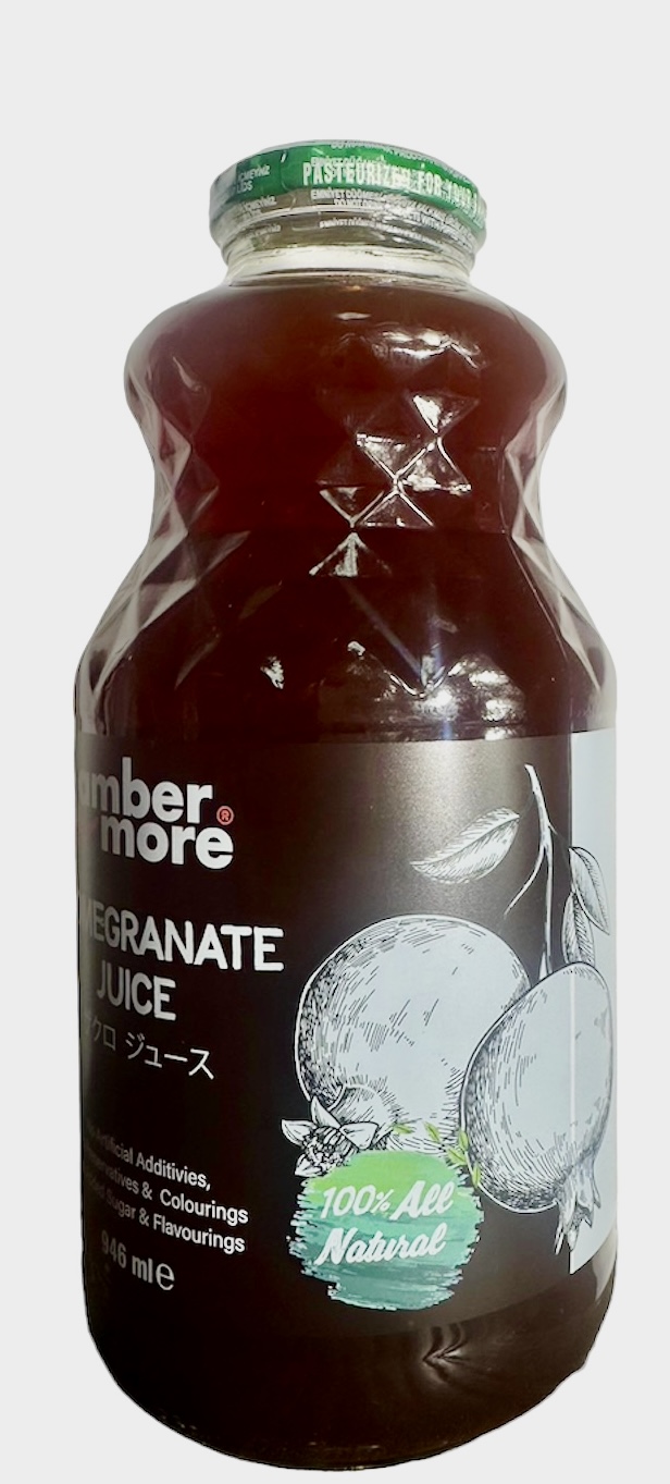 ザクロジュース（果汁100％ストレートジュース）　946ｍｌガラス瓶